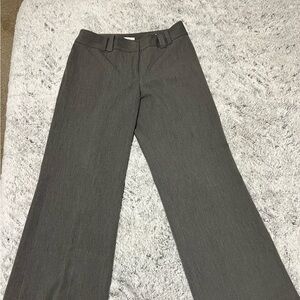 Chic Gray Wide-Leg Trousers